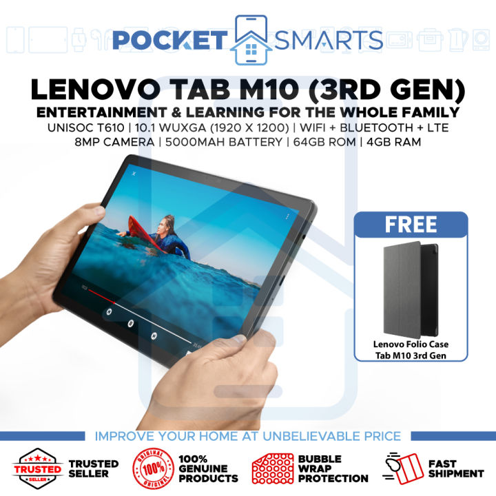 Lenovo Tab M10 Plus (3rd Gen) WiFi - 64Go