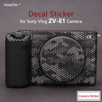 ฟิล์มห่อสติกเกอร์รูปกล้องผิวด้านสีขาว ZVE1ฟิล์มป้องกันสำหรับ Sony Zv E1/ZV-E1สติกเกอร์กล้องป้องกันการขีดข่วน