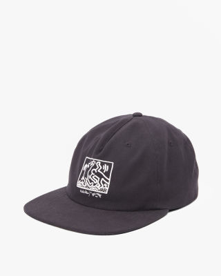 Billabong หมวกแก๊ป Keith Haring Salvation Baseball Hat 231 ABYHA00362-BLK