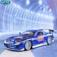 มาสด้า RX-7แบบจำลอง1:24รถ Diecast หุ่นอัลลอยโลหะสูง J318คอลเลกชันของขวัญสำหรับเด็ก