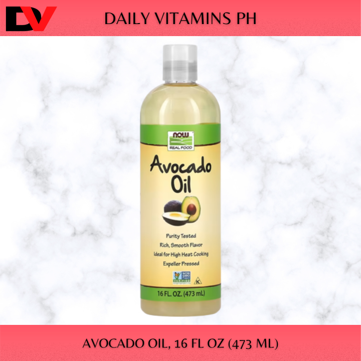 NOW Foods, Real Food, Avocado Oil, 16 fl oz (473 ml) Purity Tested