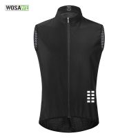 New WOSAWE Reflective Cycling Vest Mesh Windproof Lightweight Ciclismo Mtb Bike Sleeveless Jersey Breathable Clothing Cycl