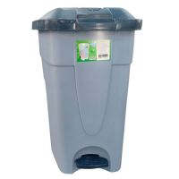 NBI ถังขยะ MODERN  แบบเหยียบเปิดฝา ความจุ 85 ลิตร ขนาด 52 x 59 x 77 ซม. สีเทา Trash Can  ที่ใส่ขยะ