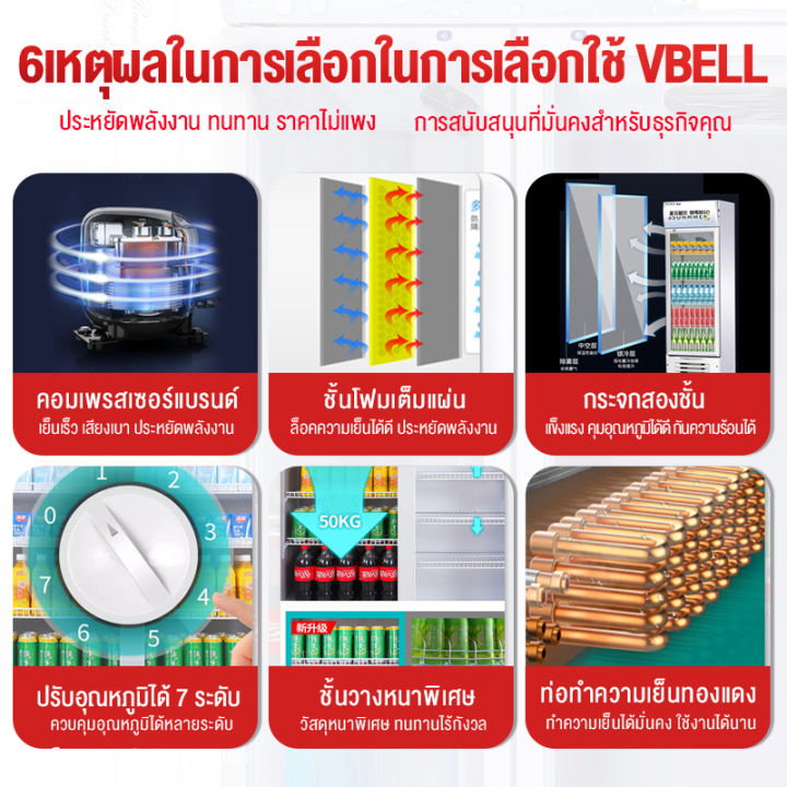 bit-cheaper-new-ตู้แช่-ตู้เย็น-ตู้แช่เย็น-ตู้แช่เครื่องดื่ม-กระจกหนา-2-ชั้น-ตู้เก็บความเย็น-ตู้เย็นเชิงพาณิชย์-ตู้เย็นขนาดใหญ่-อุณหภูมิ-2-15-องศา