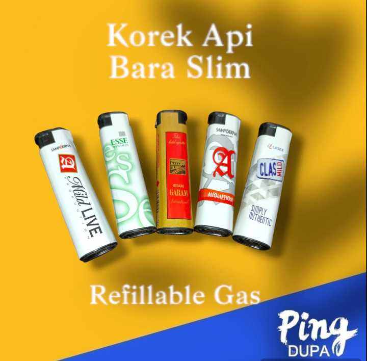 Korek Api Bara Slim Diamond Motif Limited Edition | Lazada Indonesia