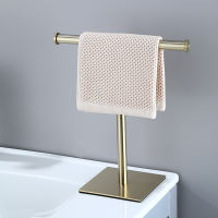 Movable Free-Standing Hand Towel Holder Standing Tree Rack 304 Black Bath Towel Stand Bathroom Towel Hanger Vanities Countertop