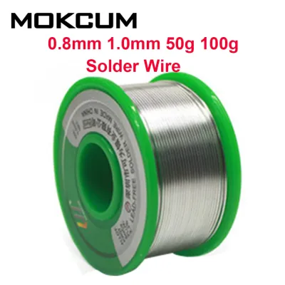 0.8mm 1.0mm 50g 100g  Solder Wire Soldeer Tin Electronica Soldeertin Soldering Solda No Lead High Purity Sn99.3Cu0.7