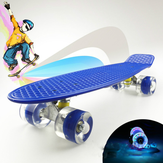 Ván trượt thể thao pennny board loại to có đèn. tăng khả năng vận động cho - ảnh sản phẩm 2