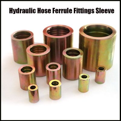 Hydraulic Ferrule Joint High Pressure Tubing Compression Sheath Sleeve Shell 6 -32MM Hydraulic Hose Rubber Hose Joint Sleeve Pipe Fittings Accessories