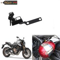 สินค้าสำหรับ Honda CB CB125R CB150R CB300R CBR650R CB650R 2018 2019 2020 2021ตัวล็อคหมวกกันน็อคมอเตอร์ไซค์กันขโมยพร้อม2ปุ่ม