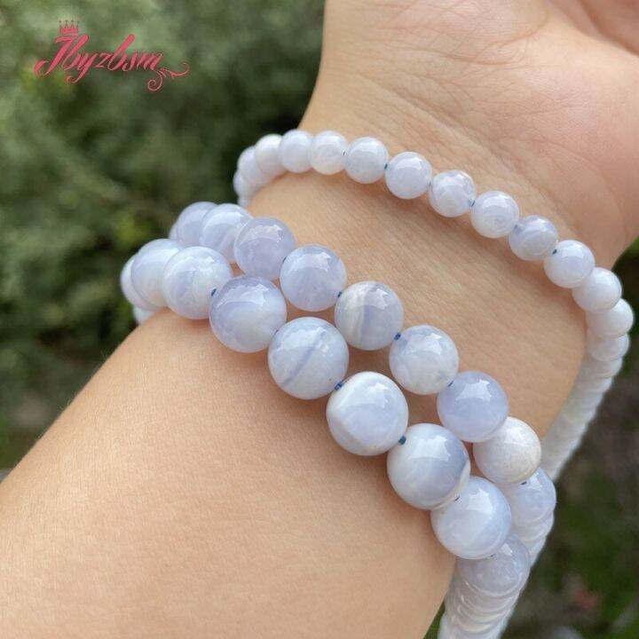 หิน-chalcedony-สีฟ้าธรรมชาติอาเกตเรียบกลม6-8-10มม-ลูกปัดหินสำหรับทำเครื่องประดับสร้อยคอสร้อยข้อมือ-diy-15-gratis-ongkir