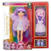 Rainbow High Violet Willow Fashion Doll Mix&amp;Match Outfits and Accessories ตุ๊กตาสาวสวยแฟชั่นนิสต้าลิขสิทธิ์แท้รุ่นพิเศษจากเรนโบว์ไฮท์