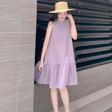 Váy Suông Xốp Sát Nách Đuôi Cá Tay Bồng Siêu Đẹp | Shopee Việt Nam