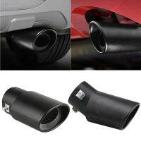 Universal รถท่อไอเสียรอบอลูมิเนียมท่อไอเสียหาง Trim ด้านหลังท่อไอเสียรถ Mouthpiece Silencer Inlet 63Mm