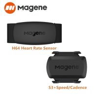 Magene H64 Bluetooth4.0มด + S3อัตราการเต้นของหัวใจ + ตัววัดความเร็วรอบปั่นสำหรับการ์มินไบรตัน IGPSPORT จอวิ่งขี่จักรยานคอมพิวเตอร์