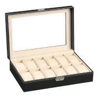 【hot】◆  61012 20 Slots Wrist Holder Storage Organizer Leather Display regalos para hombre