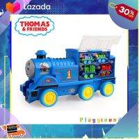 .สีสันสวยงามสดใส ของเล่น ถูก. รถไฟโทมัส กล่องใหญ่มีสไลด์เดอร์ในตัว Thomas Train Storage Box Set With Built-in Slider .เป็นของเล่น ของสะสม โมเดล ฟิกเกอร์.