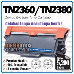 Malaysia Brother TN2360 TN2380 HL-L2320D MFC-L2700DW L2740DW Toner Cartridge