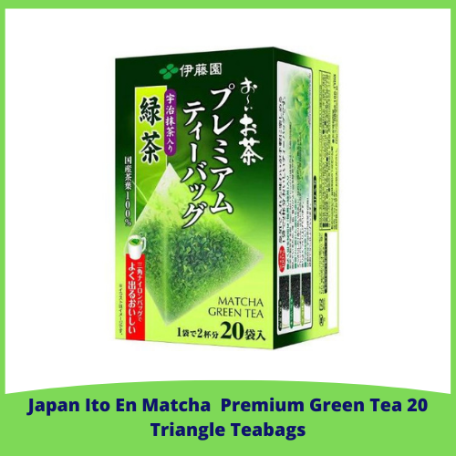 Japan Matcha Premium Green Tea 20 Triangle Teabags Lazada PH