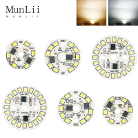 Mun Lii ชิป LED สำหรับโคมไฟหลอดไฟ AC220V-240V 3วัตต์5วัตต์7วัตต์9วัตต์12วัตต์ SMD 2835รอบแสงลูกปัด bul B ชิปแสงสปอตไล90ลูเมน w