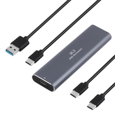 M.2 NVME HDD Enclosure SATA to USB 3.0 SSD Case NVME M-Key/ M&B-Key SATA B-Key/M&B-Key Hard Drive Disk for Laptop
