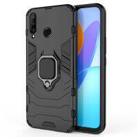 เคส Huawei Nova 4e Case ชุดเกราะกันกระแทก Slim Rugged Hybrid Hard Plastic + Tpu Bracket Magnet 360 Ring Holder ฝาหลัง