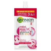 Garnier การ์นิเย่ เอจเลสไวท์ ครีมลดริ้วรอย SPF30/PA+++  7 ml. [แบบซอง]
