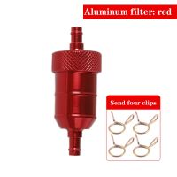 ™㍿ Very low prices 6 Colors Universal 6mm 1/4 Petrol Gas Fuel Filter Cleaner Gasoline Strainer For Motorcycle Modification Parts