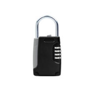 High-quality concealed key safe 4 digits combination lock with hook mini metal secret box