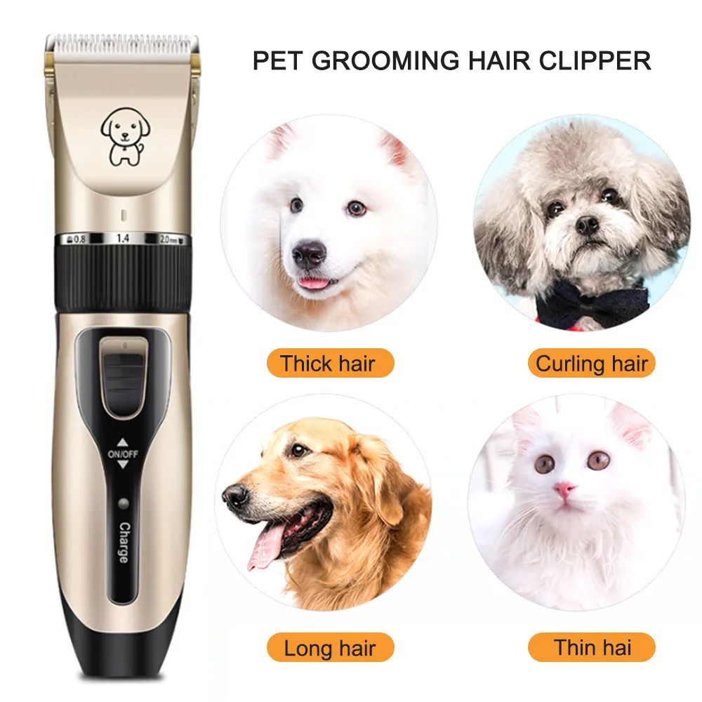 Dog Hair Trimmer Điện Pet Chuyên Nghiệp Grooming Máy Công Cụ USB Sạc Máy  Cạo Râu Mèo Cắt Tóc Dog Haircuter 