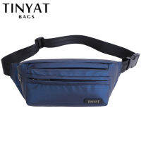TINYAT กลางแจ้งชายเอวกระเป๋ากระเป๋าเดินทางกระเป๋าเข็มขัดไหล่กระเป๋า