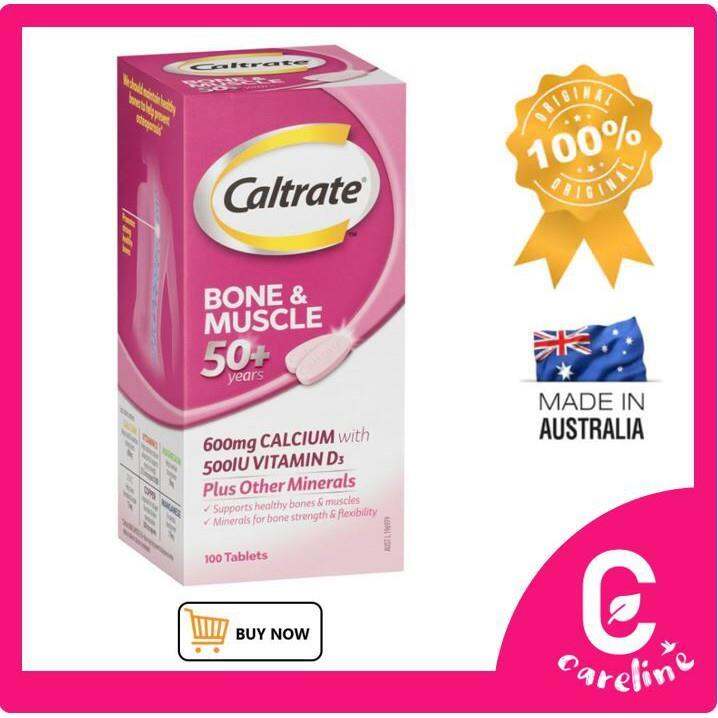 Calcium Supplement Caltrate 600 Bone Muscle 50 100 Tablets [calcium