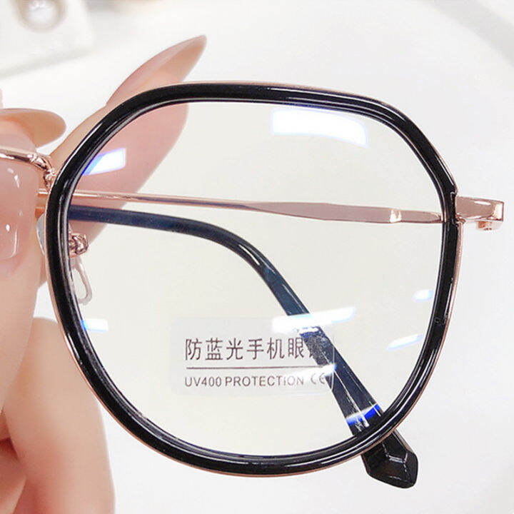 2022-eyeglass-spectacle-optical-women-computer-glasses-men-flat-lens-trend-transparent-square