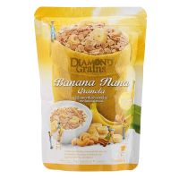 Diamond Grains Banana Granola ซีเรียลกราโนล่า ผสมกล้วยอบแห้ง 220g.