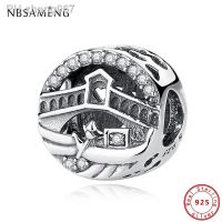 Original 100 925 Sterling Silver Charms Venice Charm Bead Love Travel Fit Pandora Bracelets Bangles Women DIY Fine Jewelry