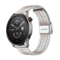 สายเหล็กสแตนเลสโลหะสำหรับ Amazfit GTR 4 / GTR 3 Pro 2 2e 47มม. สำหรับนาฬิกา Mi Watch S1 Pro/watch สี2 20 22มม. สายรัดข้อมือนาฬิกา