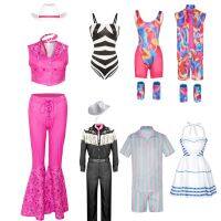 Kids Girls Pink Clothes Top Pants Suit Halloween Cosplay Costumes Dress Beach Wear Hawaiian Shirts For Boy Girl