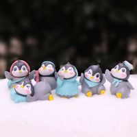 ANYGEL Gifts PVC Collectible Model Doll Toys Miniatures Decoration Toy Doll Ornaments Penguin Action Figures Toy Figures Figurine Model