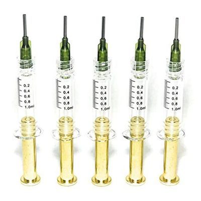 1PC 1ML / 3ML / 5ML Luer Lock Syringes Screw Blunt Tip Needles Caps For Industrial Dispensing Colanders Food Strainers