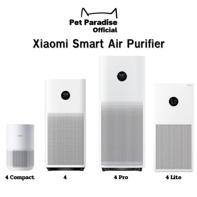 PetParadise.th เครื่องฟอกอากาศ Xiaomi Air Purifier (4 Series) Mi Air Purifier 4 Pro / 4 / 4 Lite / 4 Compact ควบคุมผ่านแอป รองรับ Google Assistant