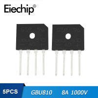 5ชิ้น/ล็อตไดโอดวงจรเรียงกระแสแบบสะพาน GBU810 8A 1000V