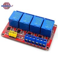 hot♛☊  Relay module 4 Channel 5V 12V 24V Module Board Shield with Optocoupler Support and Low Level for