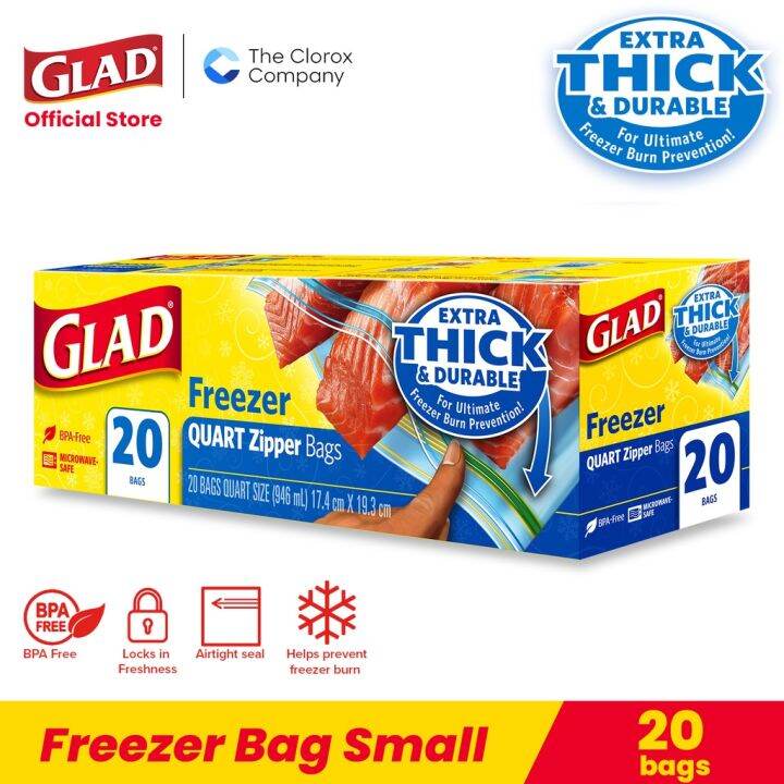Glad Freezer Bags Small 20s | Lazada PH