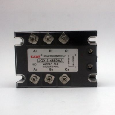 Jgx-3/Ssr-3 10aa/25aa/40aa/50aa/60aa/80aa Ac Control Ac สามเฟสโซลิดสเตทรีเลย์80-250vac 480vac