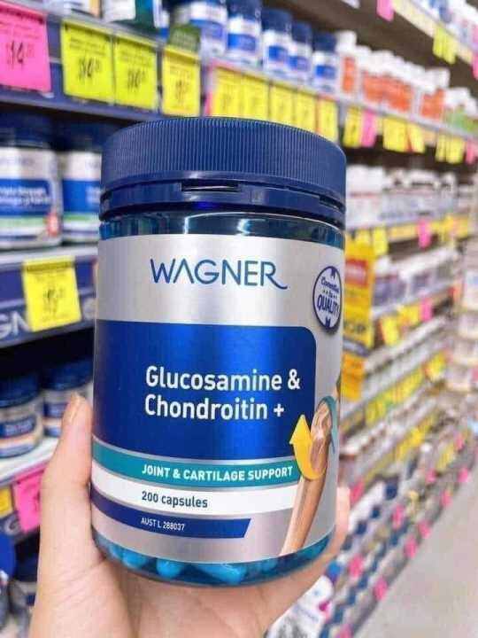 Wagner Glucosamin & Chondroitin hộp 200 Viên GLUCOSAMIN VÀ SỤN CÁ MẬP Lazada.vn