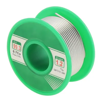 100g 1.2mm Sn99.3 Cu0.7 Rosin Core Solder Wire with Flux and Low Melting Point Electric Soldering Iron Insulation Resistance