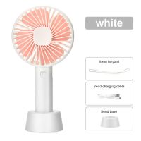 【YF】 Portable Mini Fan Handheld Wind Power Ultra-quiet And Convenient USB Rechargable Cute Small Cooling Home Office student