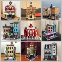 การสร้างแบบจำลองขายดีผู้เชี่ยวชาญ Moc Modular บ้านบล็อกตัวต่ออิฐตัวเลขการกระทำการศึกษาของเล่นเด็กผู้หญิง