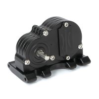 LCG Lower Center of Gravity Transmission Gearbox with Skid Plate for 1/10 RC Crawler Axial SCX10 I II III Capra Upgrades