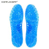 KOTLIKOFF Soft Shock Absorption Gel Insoles Cushion Running Walking Comfortable Massaging Gel Insoles for Shoes Sole Woman Men